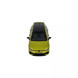 VOLKSWAGEN VW GOLF VIII R 333 LIMITED EDITION LIME YELLOW METALLIC 2023 OttO mobile 1:18 Resinemodell (Türen, Motorhaube... nicht zu öffnen!)
